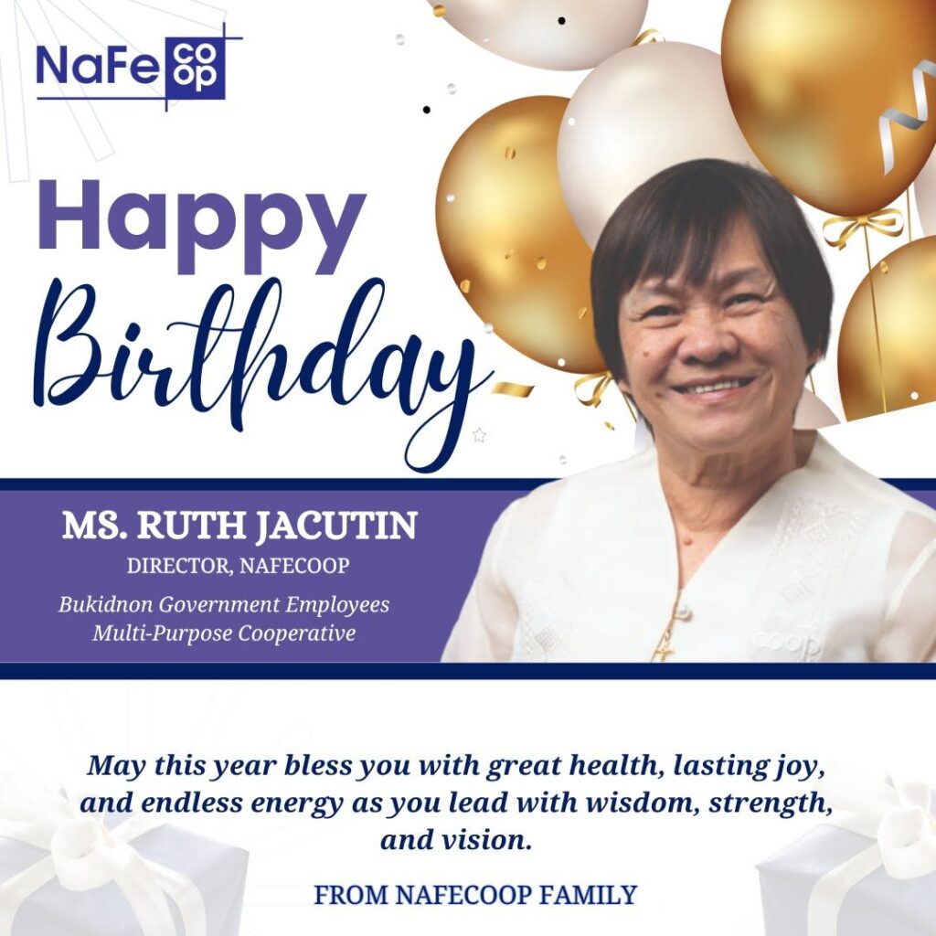 Ms. Ruth Jacutin's Birthday, Director of NafeCoop
